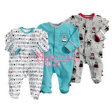 3 Piece Blue/white Full body Romper Set