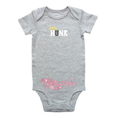 Short Sleeve Romper "Little Hunk"