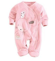 Pink Snuggly Bunny Romper